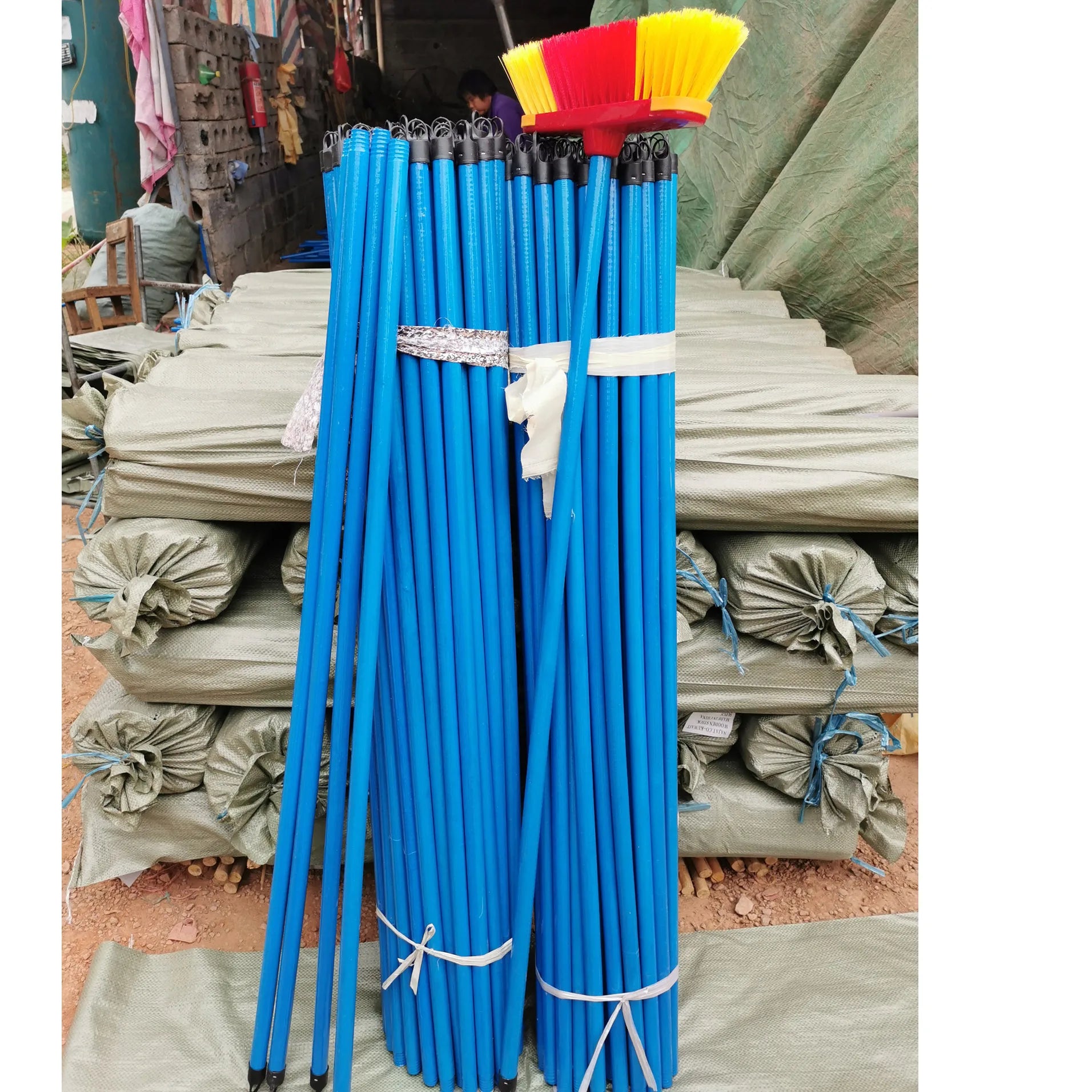 PVC Coated Broom Stick