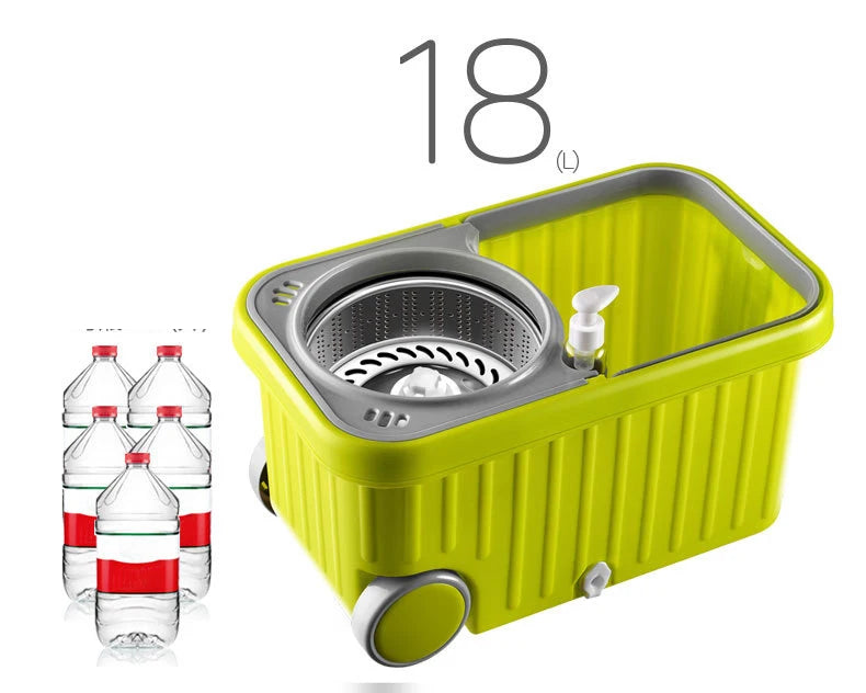 Spin mop and bucket set