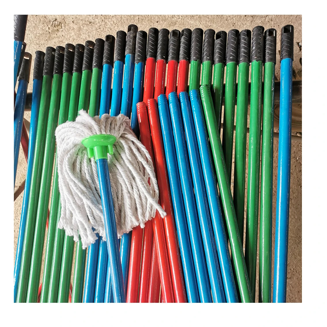 PVC coated Broom Stick