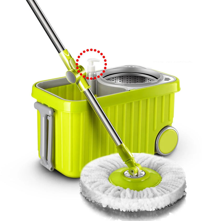 Spin mop and bucket set