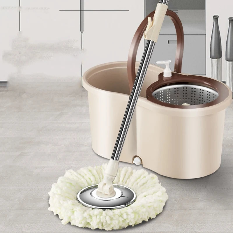 Spin mop and bucket set