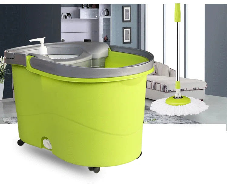 Spin mop and bucket set