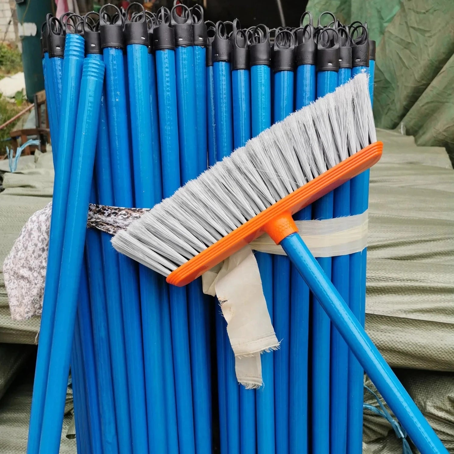 PVC coated broom stick