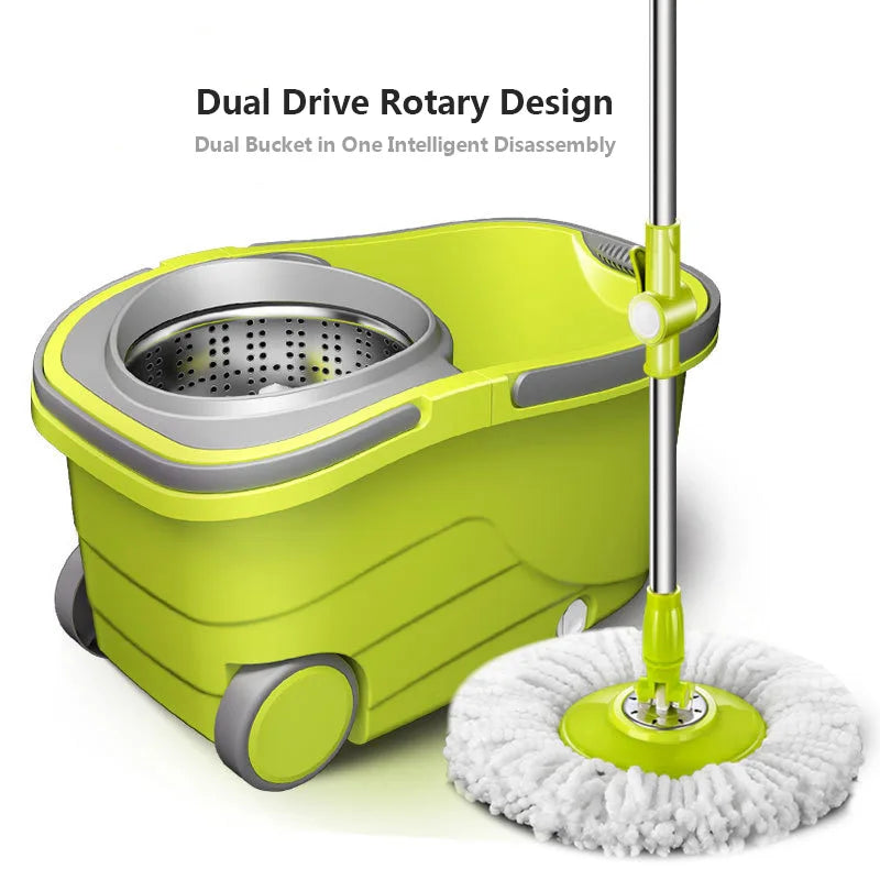 Spin mop and bucket set