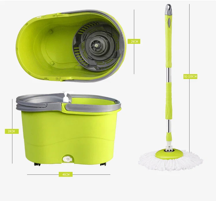 Spin mop and bucket set